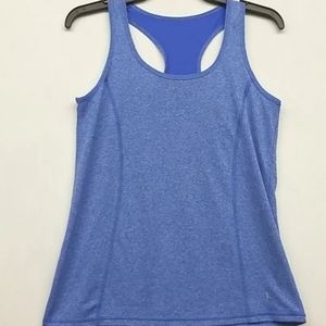 Danskin Now Womens Blue Althletic Top Dri-More Racerback  Size M(8-10)